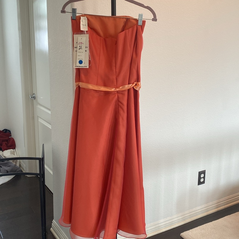 SOLD Bari Jay Strapless Dress NWT Size 8 - Picture 5 of 8